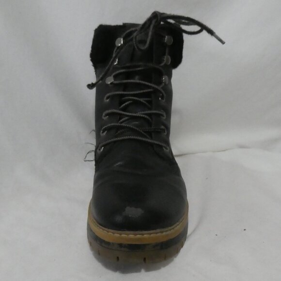 Unbranded | 11 inch bottom sole measured | Black Rugged Outdoor Boots - Picture 8 of 13